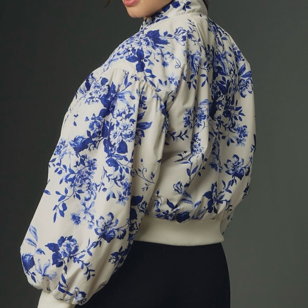 Anthropologie | By Anthropologie Cropped Bomber Jacket | Size: XS PETITE - Picture 3 of 7